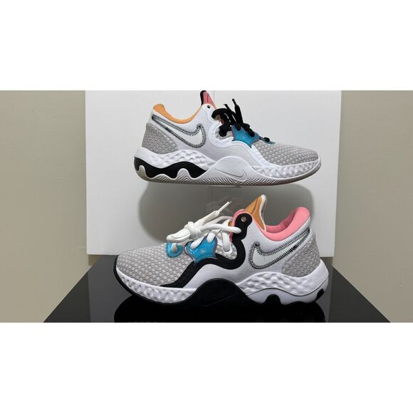 Nike Renew Elevate 2 Space Jam Hares CW3406-505 2021 Men SZ 8.5M Retro 1 4 6 NBA - Picture 3 of 6